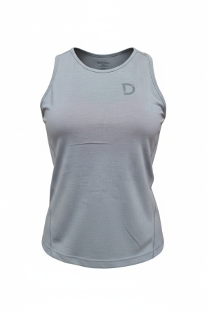 Open back label free gym top vest